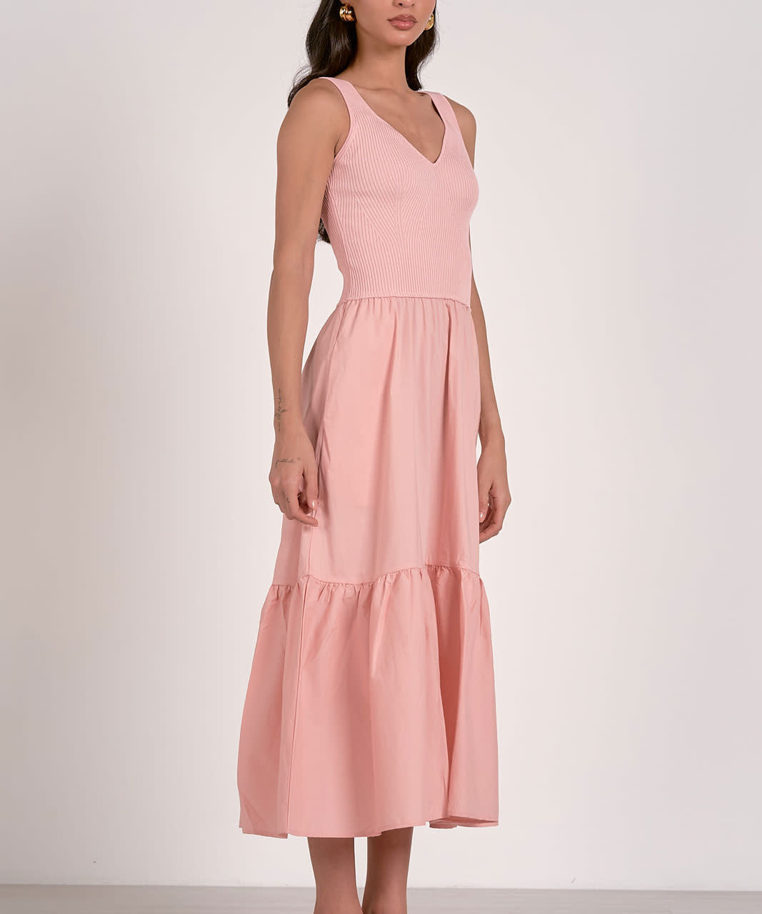 TANK COMBO MIDI DRESS