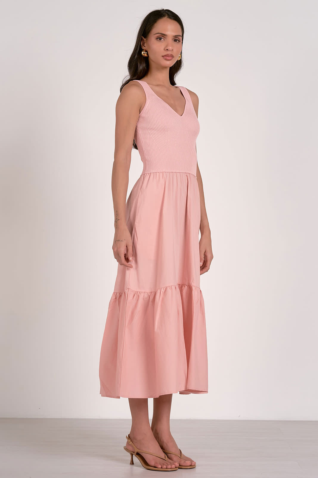 TANK COMBO MIDI DRESS