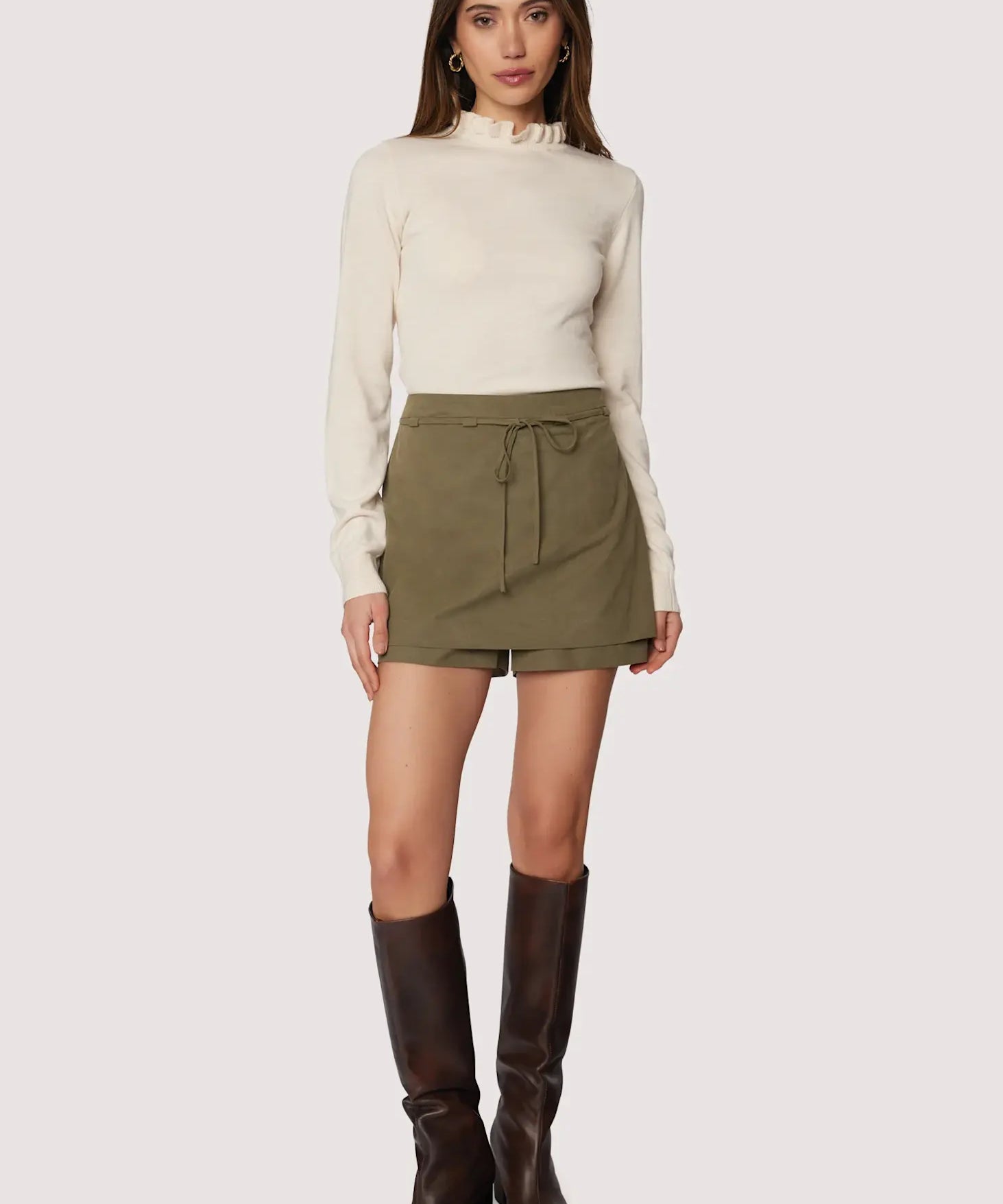 ELENA MOCK NECK SWEATER TOP