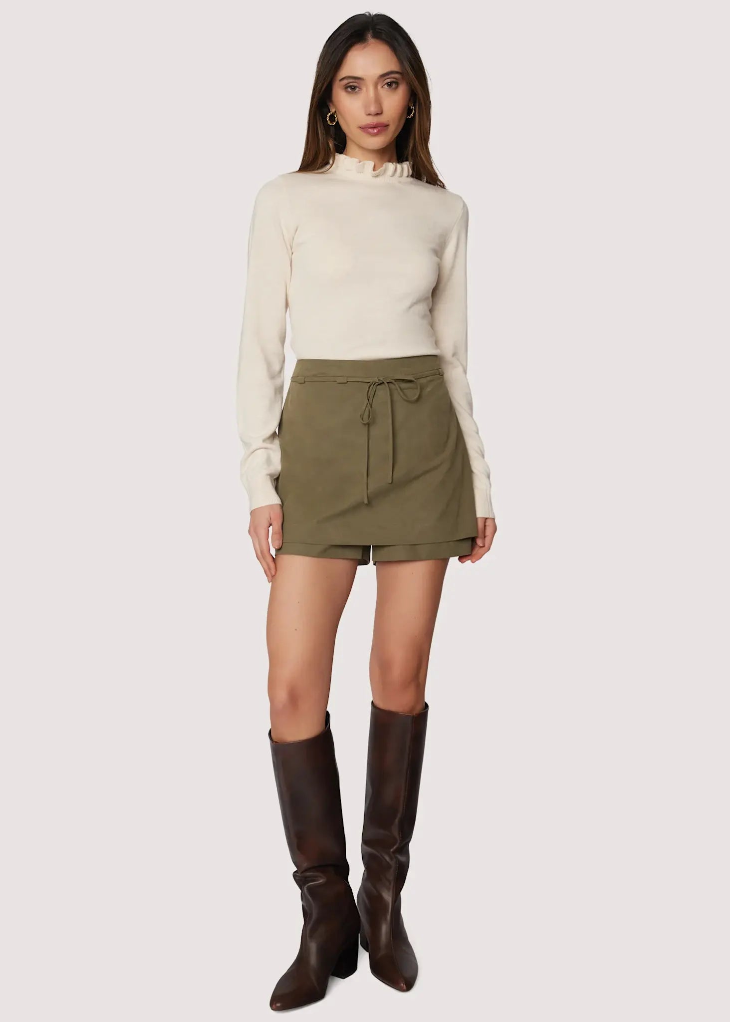 ELENA MOCK NECK SWEATER TOP