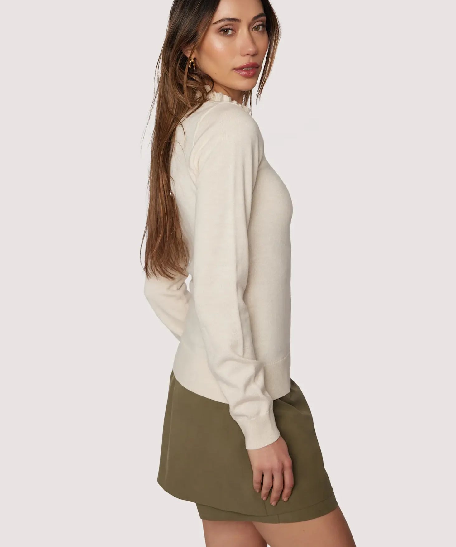 ELENA MOCK NECK SWEATER TOP