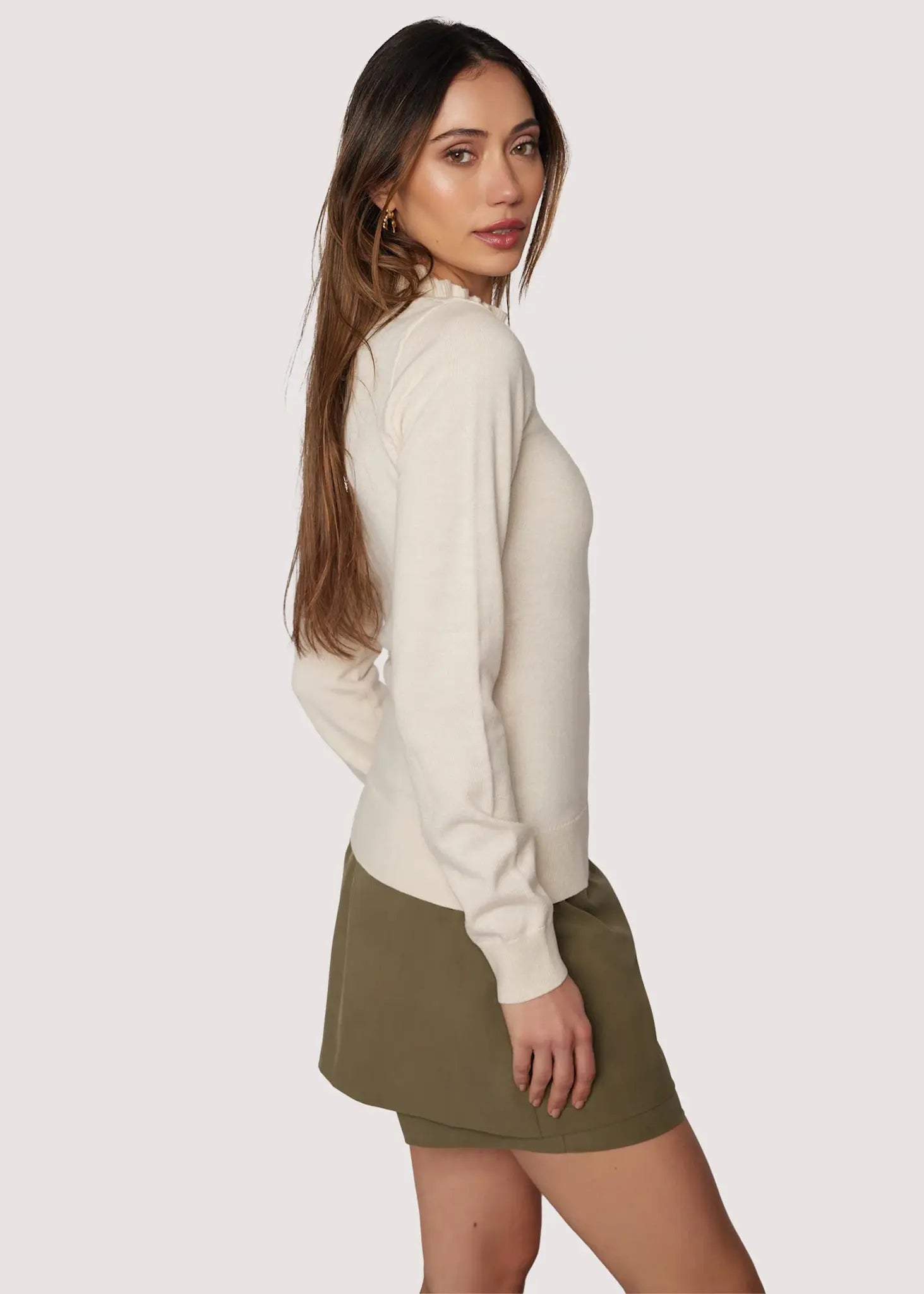 ELENA MOCK NECK SWEATER TOP