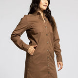 ZULA BUTTON DOWN MINI DRESS