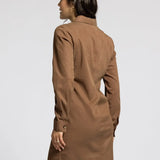 ZULA BUTTON DOWN MINI DRESS